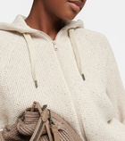 Brunello Cucinelli - Sequin-embellished cotton-blend hoodie