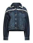 Maje Womens Denim outerwear in Blue
