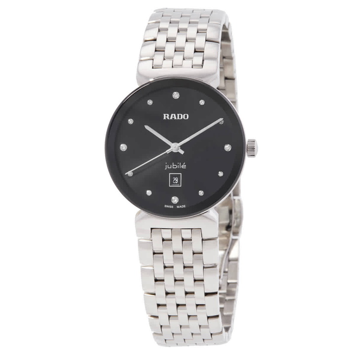 Photo: Rado Florence Classic Quartz Diamond Black Dial Ladies Watch R48913733