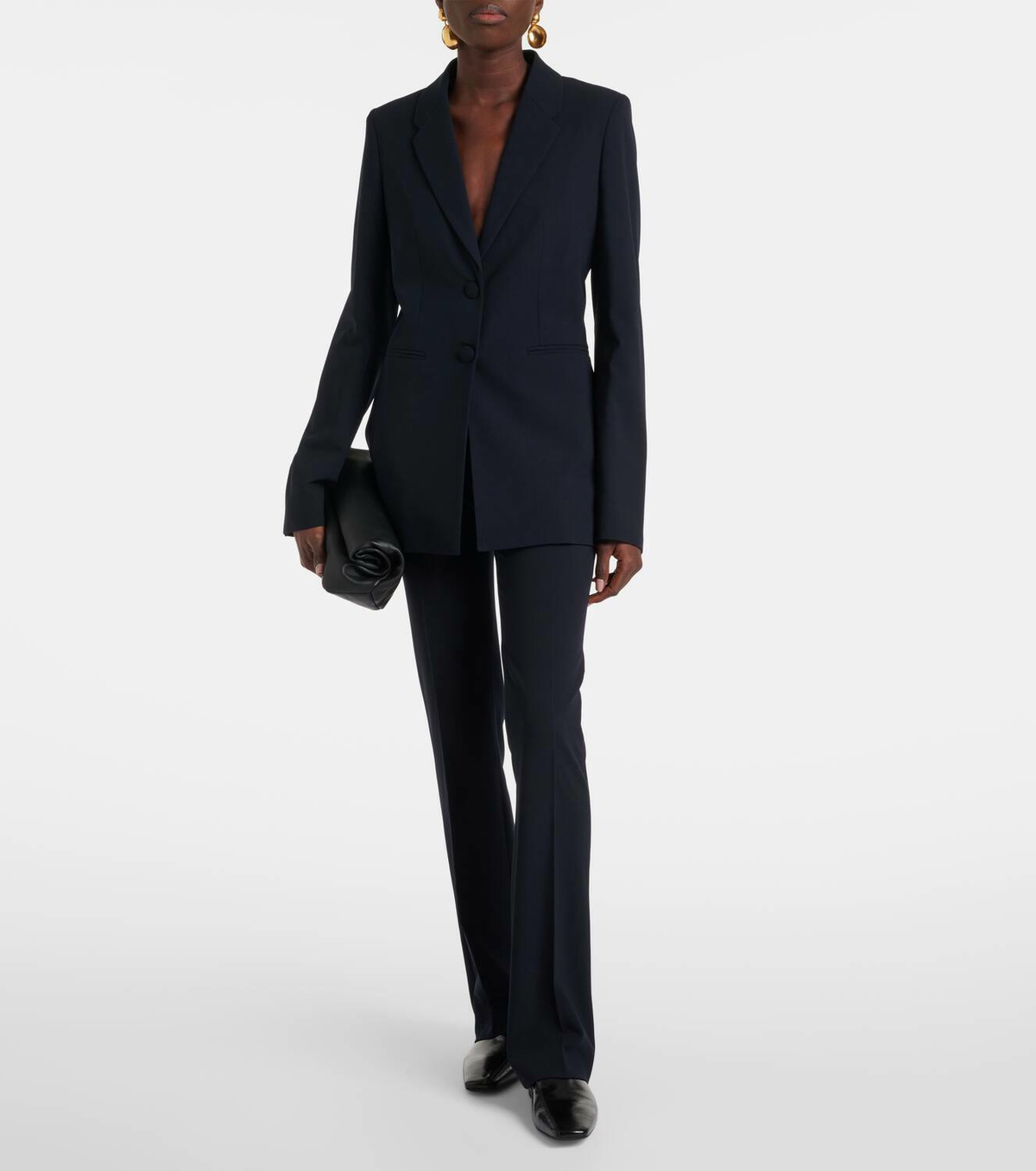Fforme Bennet wool-blend crêpe blazer