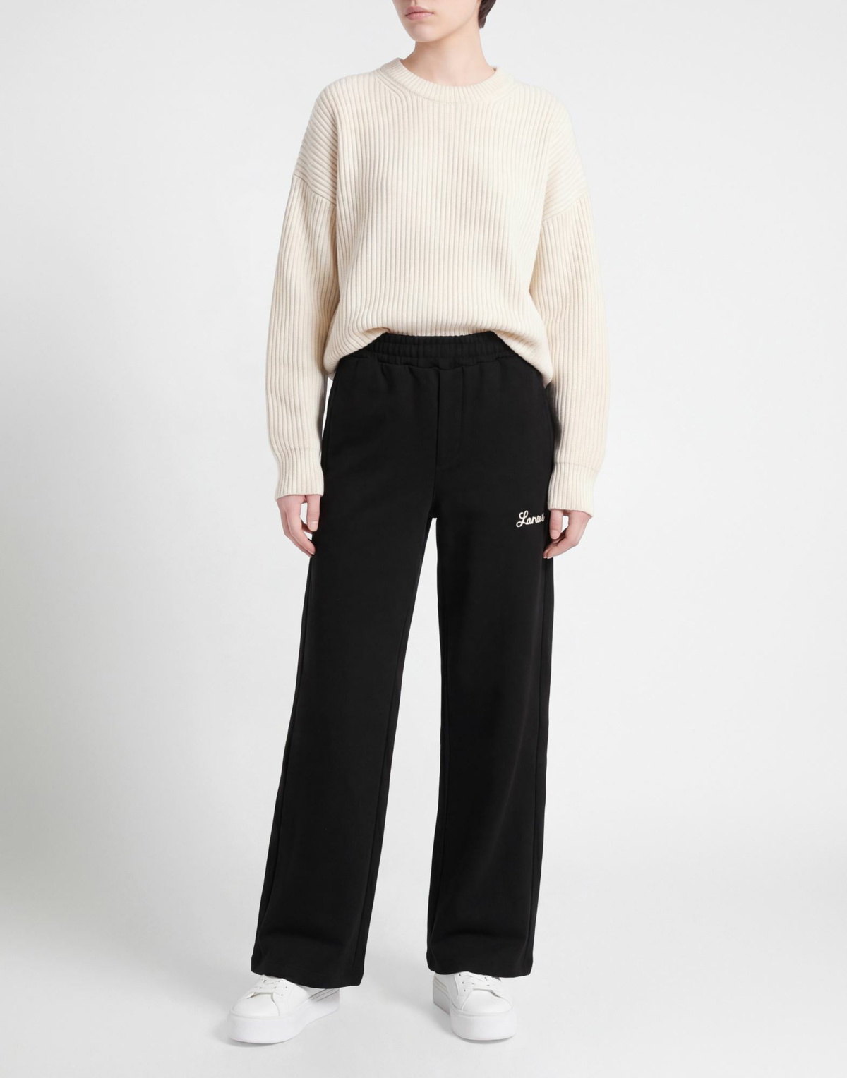 Laneus Womens Pants in Black