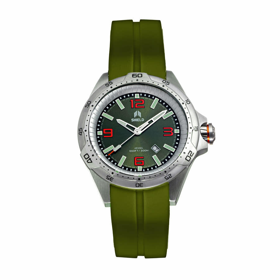 Shield Vessel Green Dial Mens Watch SLDSH112-4