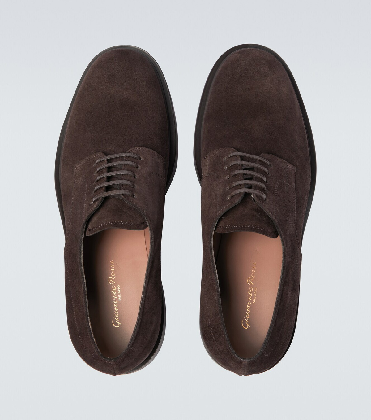 Gianvito Rossi William suede Derby shoes