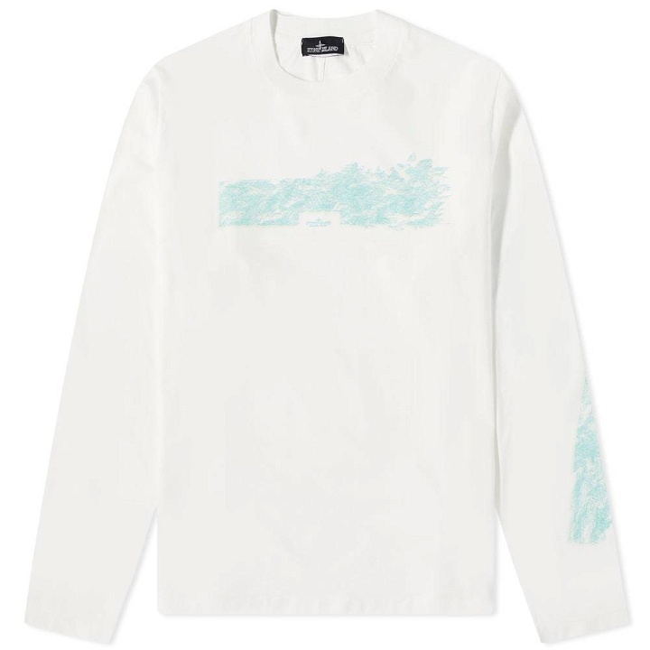 Photo: Stone Island Shadow Project Long Sleeve Neo Floral Tee