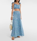 Poupette St Barth Soledad floral wide-leg pants