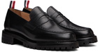 Thom Browne Black Classic Penny Loafers