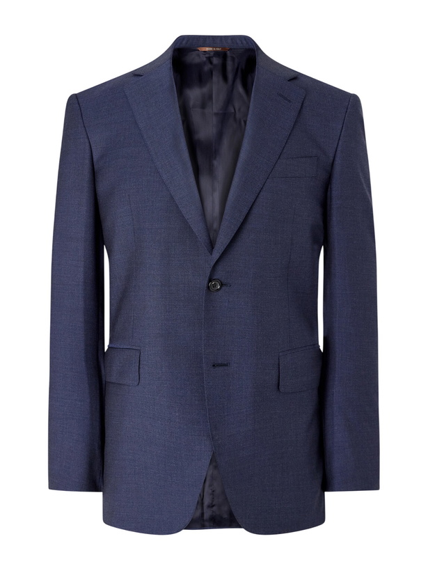 Photo: Canali - Impeccabile Wool-Fresco Suit Jacket - Blue