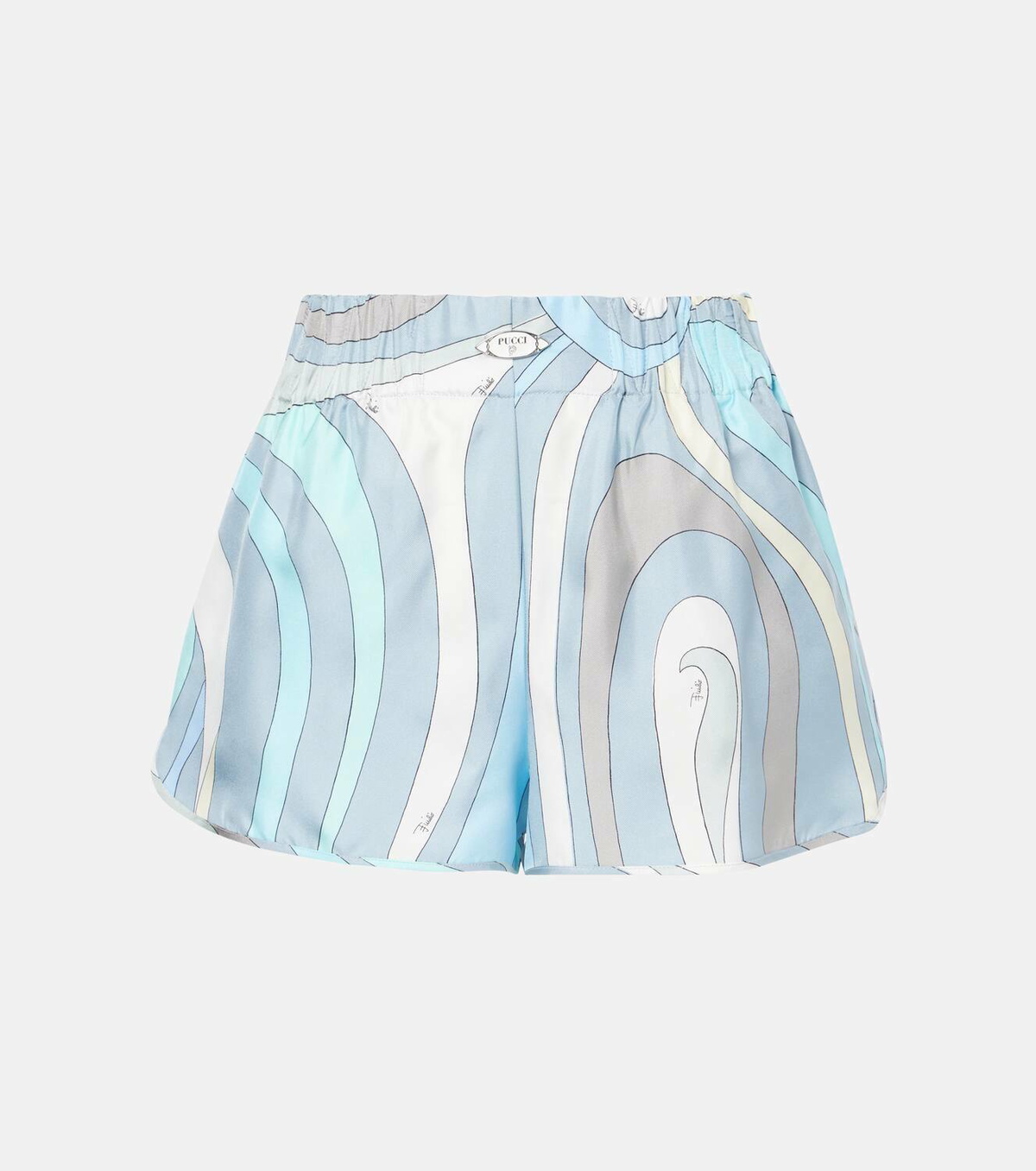 Pucci Marmo printed silk twill shorts Emilio Pucci