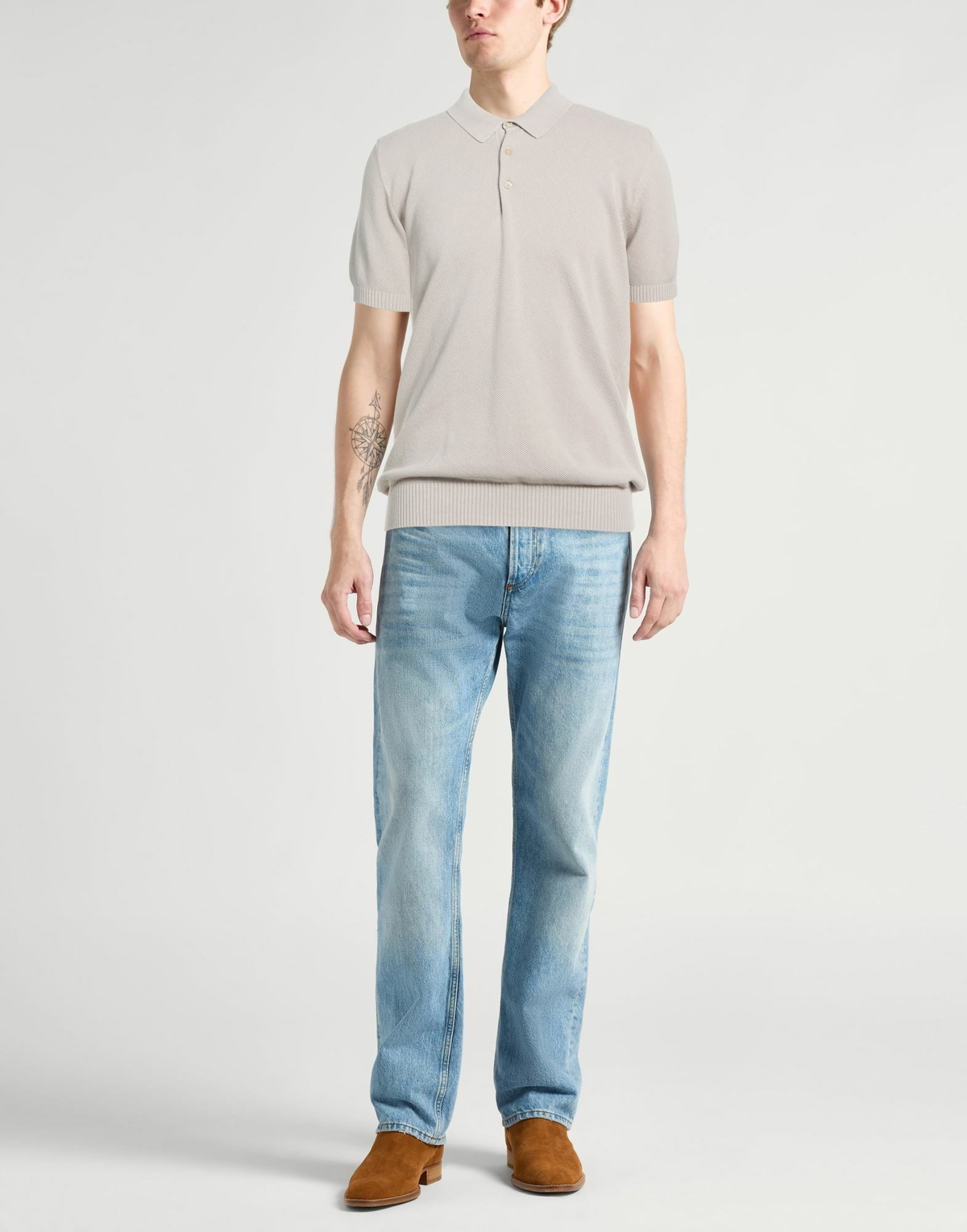 Boglioli Mens Sweater Cream