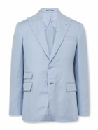 Ralph Lauren Purple label - Slim-Fit Silk and Linen-Blend Suit Jacket - Blue