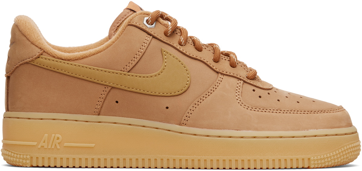 Nike Tan Air Force 1 '07 WB Sneakers