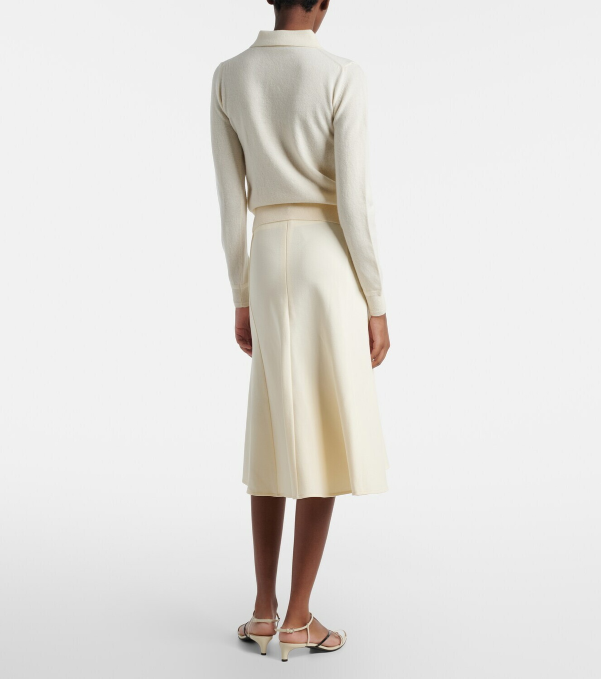 Jil Sander High-rise midi skirt