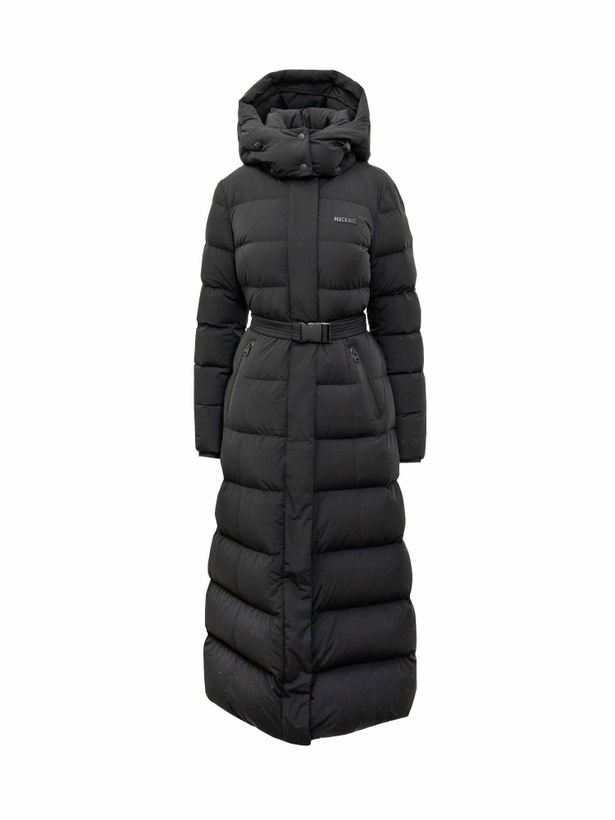 Photo: Mackage Long Coat With Logo