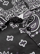 Sacai - Camp-Collar Bandana-Print Cotton-Canvas Shirt - Black