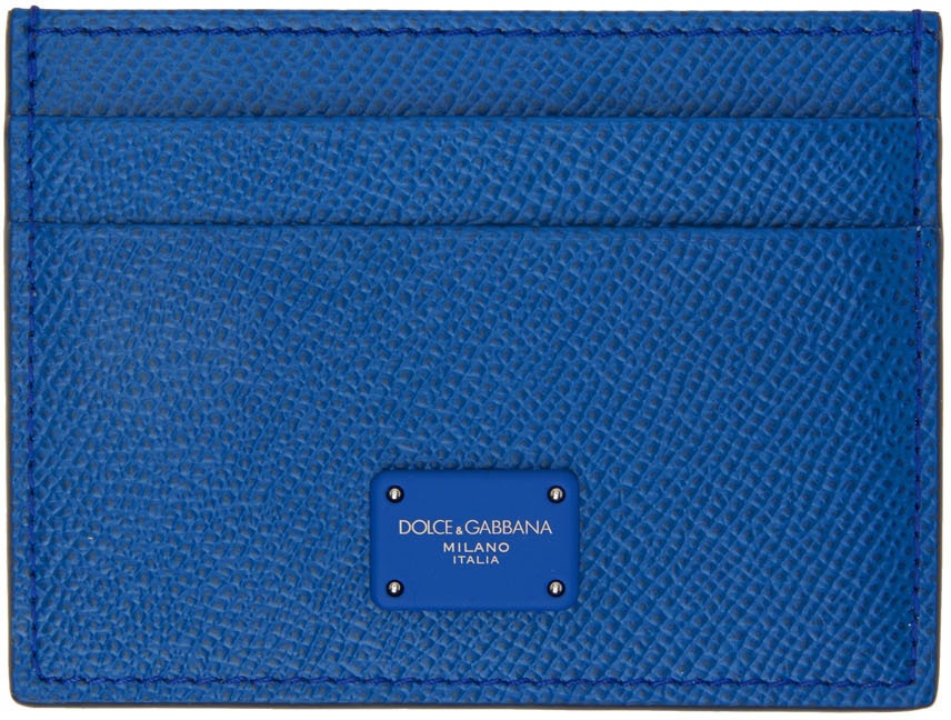 Photo: Dolce & Gabbana Blue Dauphine Card Holder