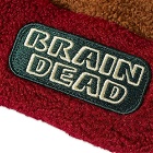 Brain Dead Men's Marker Stamp Sherpa Beanie in Brown Multi