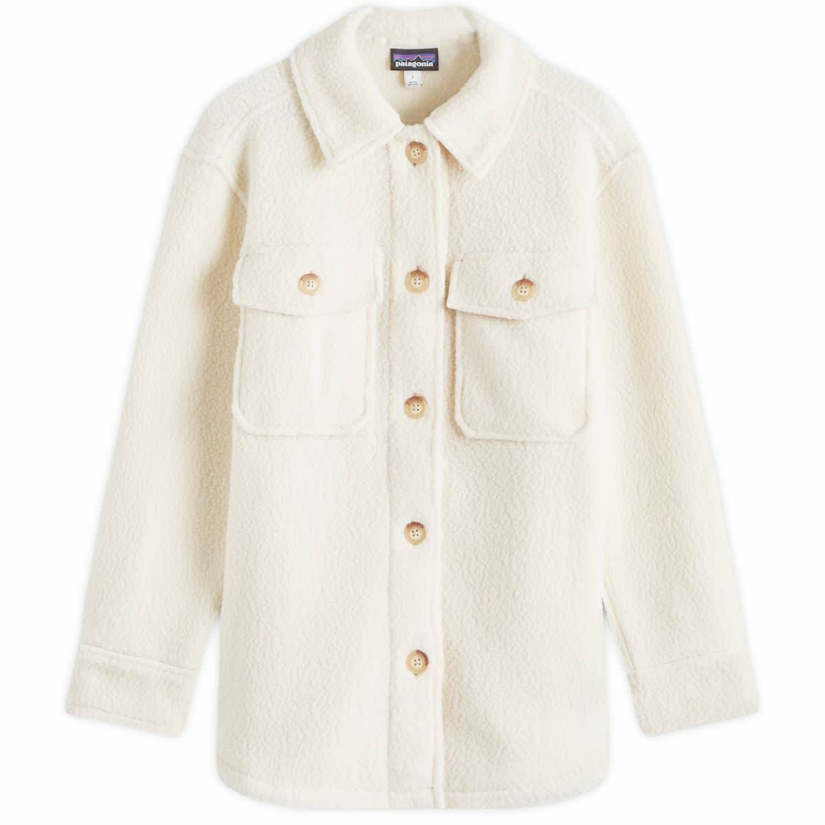 Patagonia Women's Retro Pile Shacket in Natural
