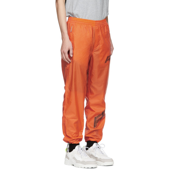 Filling Pieces Orange Nylon Cord Lounge Pants Filling Pieces