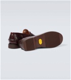 Visvim Fabro-Folk leather loafers