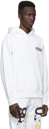Aitor Throup’s TheDSA SSENSE Exclusive White 'No2093' Hoodie
