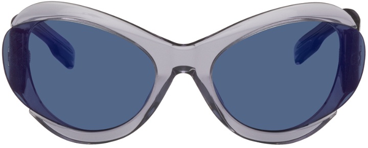 Photo: MCQ Gray Futuristic Sunglasses