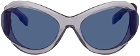 MCQ Gray Futuristic Sunglasses
