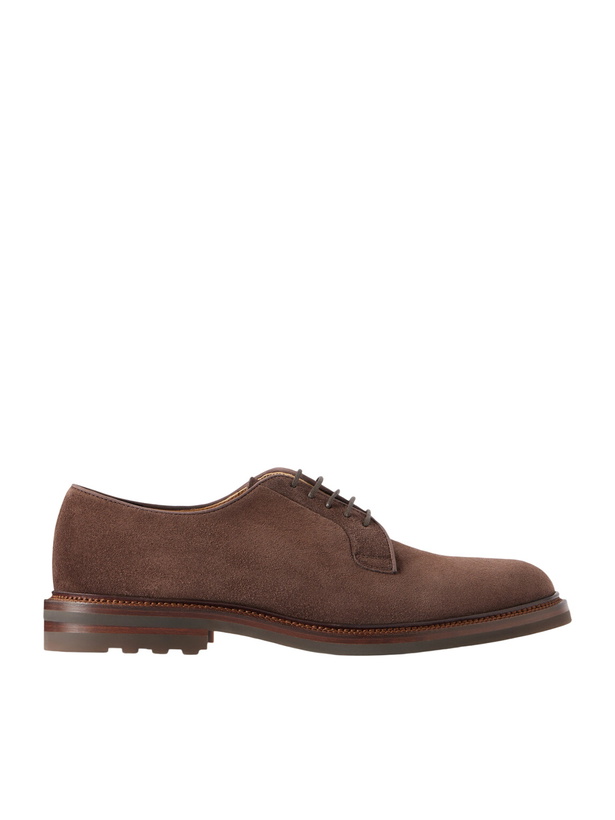 Photo: Brunello Cucinelli - Suede Derby Shoes - Unknown
