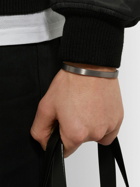 Le Gramme - Le 21 Brushed Ruthenium-Plated Sterling Silver Cuff - Black