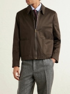Paul Smith - Cotton-Blend Twill Jacket - Brown