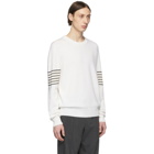 Maison Margiela Off-White Rib Sleeves Sweater