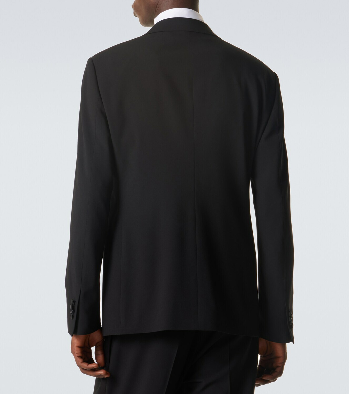 Giorgio Armani Virgin wool tuxedo blazer