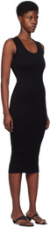 FLORE FLORE Black Joline Midi Dress