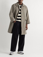 Monitaly - Jute Belted Wool-Blend Flannel Coat - Neutrals