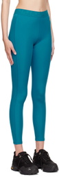 OTTI Blue Nylon Sport Leggings