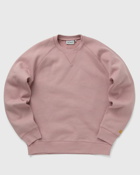 Carhartt Wip Chase Sweat Pink - Mens - Sweatshirts