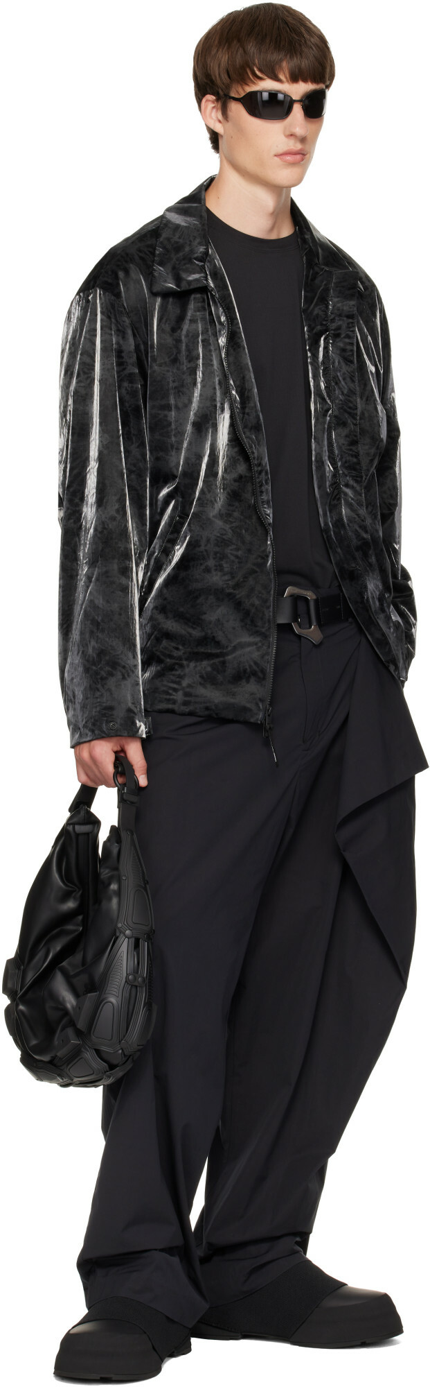 Innerraum Black Object M03 Half Moon Bag