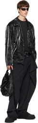 Innerraum Black Object M03 Half Moon Bag