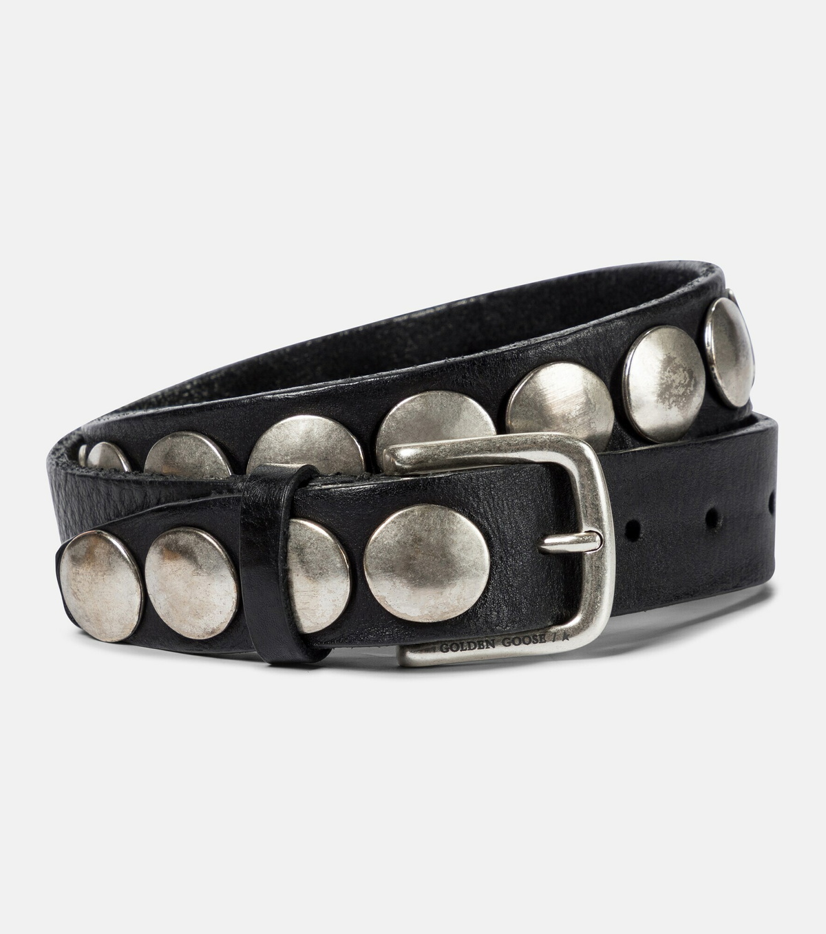 Golden Goose - Trinidad studded leather belt