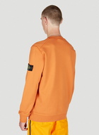 Stone Island - Compass Patch Sweatshirt in Orange