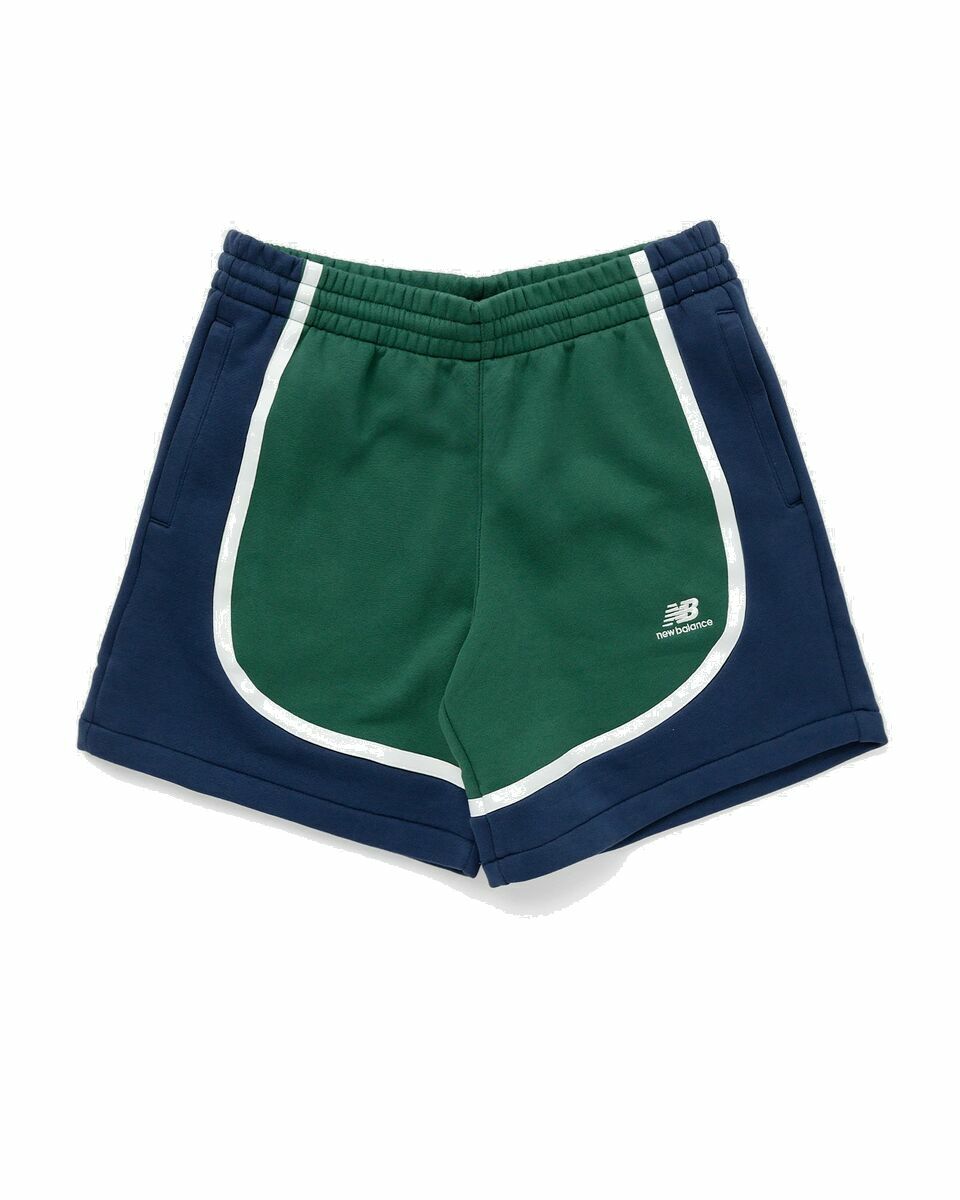 Photo: New Balance Hoops Fleece Short Green - Mens - Sport & Team Shorts