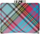Vivienne Westwood Pink & Blue Small Frame Wallet