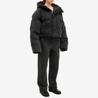 Entire Studios Women's Hooded Puffer in Iron