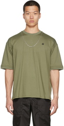 AMBUSH Green Chain Collar T-Shirt