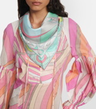 Pucci Printed twill silk scarf