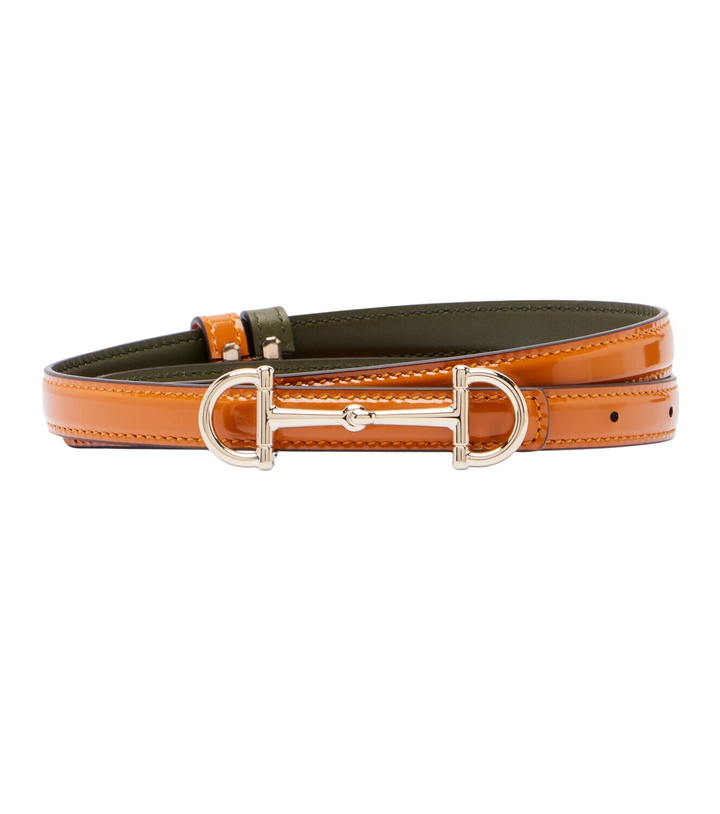 Gucci Brown Leather & Denim Square Buckle Belt Gucci Brown Leather & Denim Square Buckle Belt Size 90 | eBay main image 3