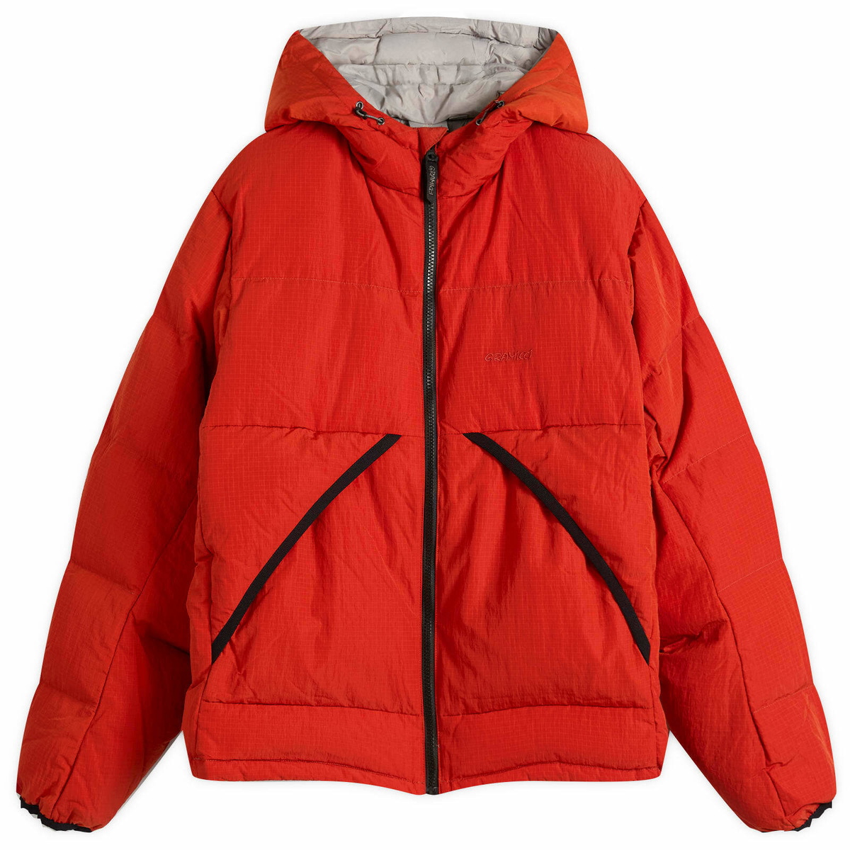 Gramicci Women's Down Puffer Coat in Burnt Red