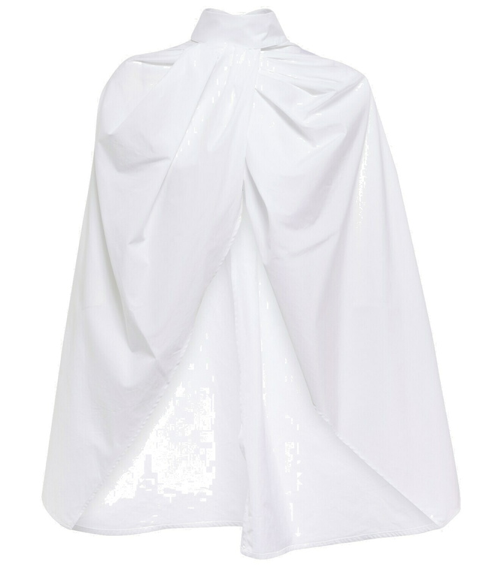 Photo: The Row - Aleida cotton cape shirt