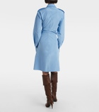 McQueen Cotton-blend taffeta shirt dress