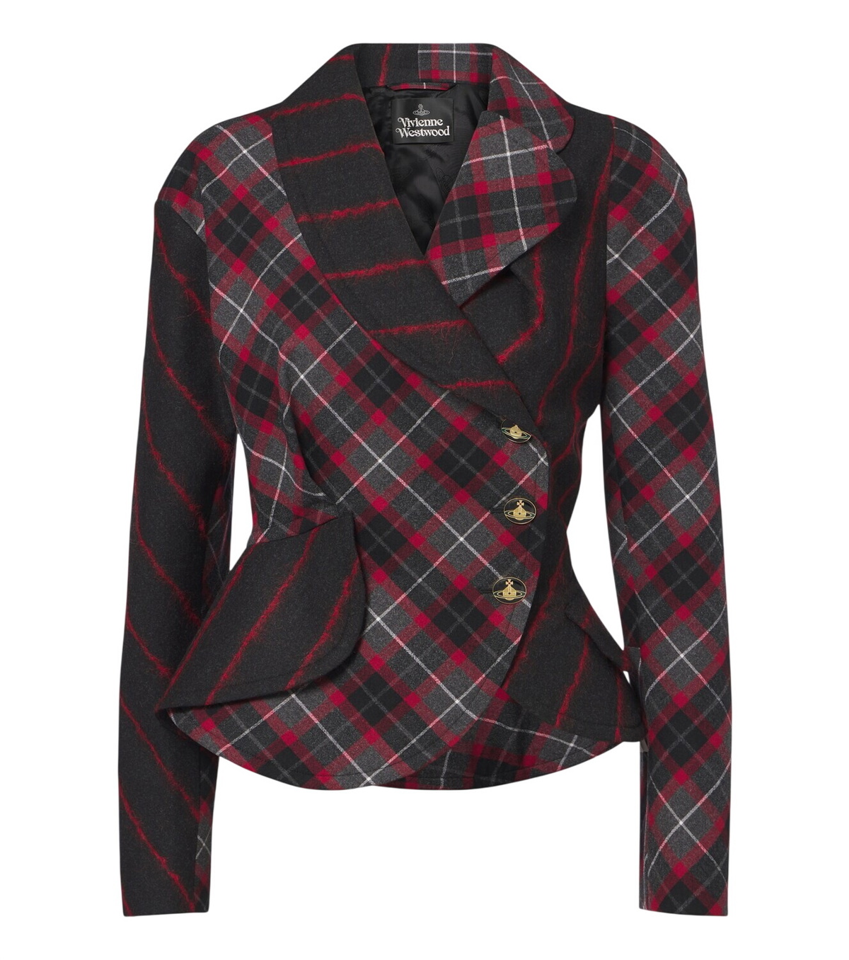 Vivienne Westwood Embroidered cropped denim jacket Vivienne Westwood