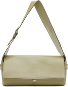 OPEN YY Green Leather Belting Duffle Bag